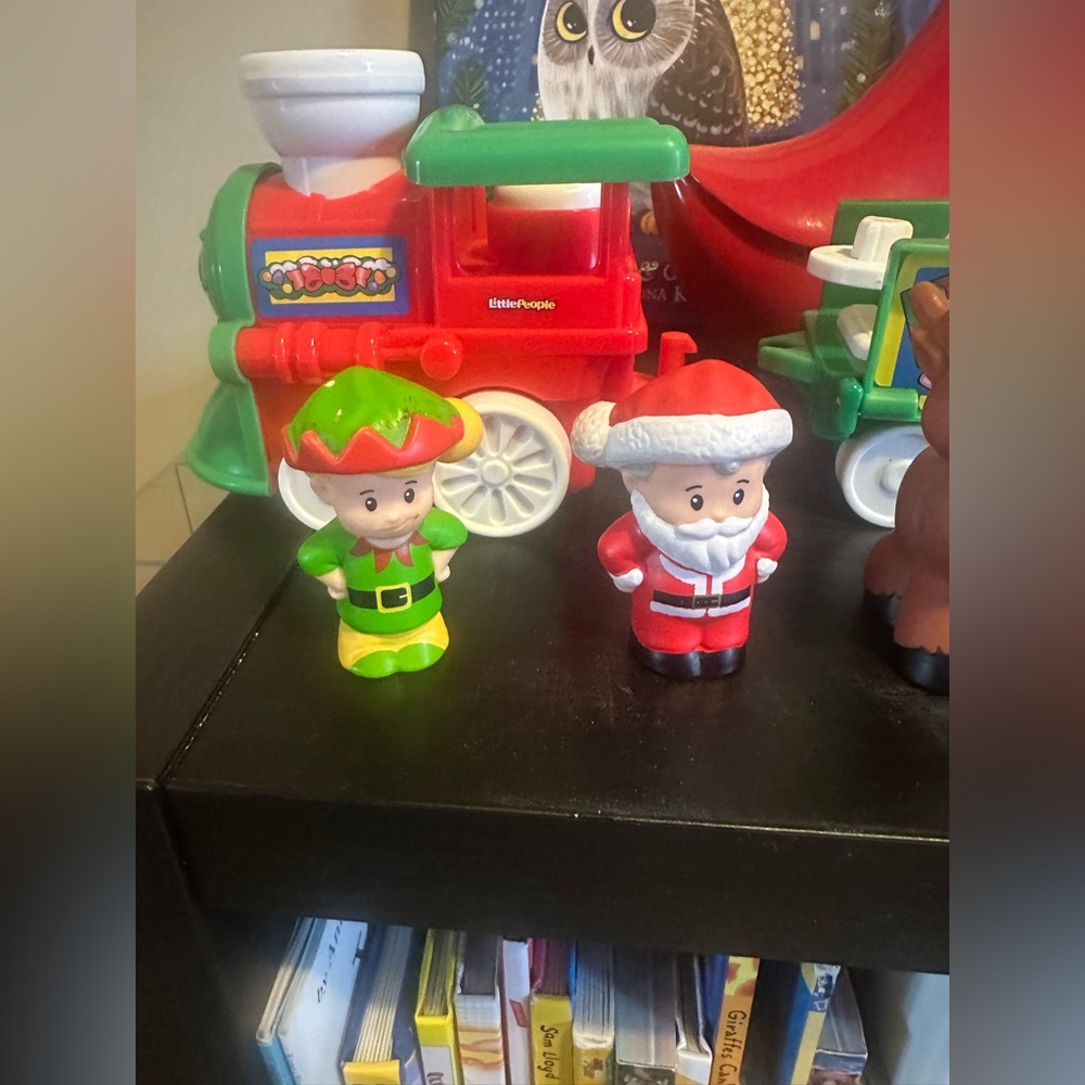 Fisher price little people Christmas train play set